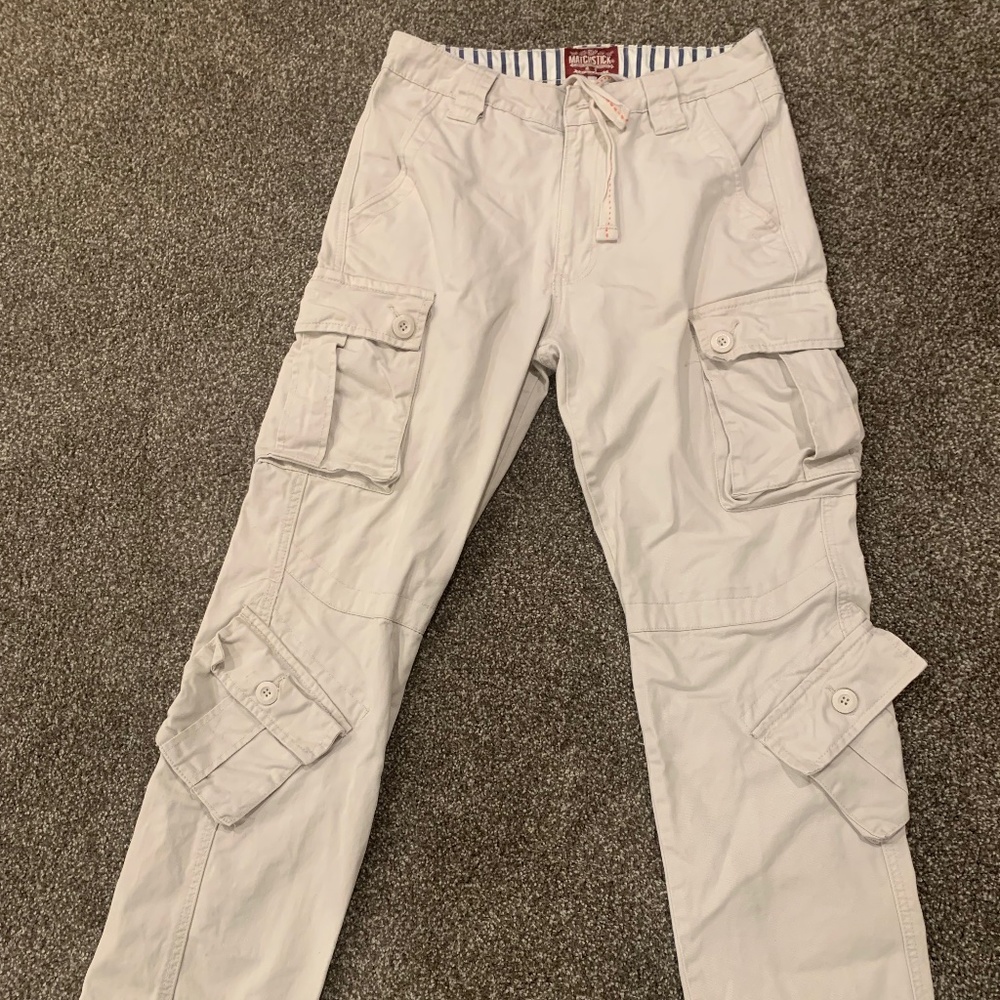 Matchstick khaki pants